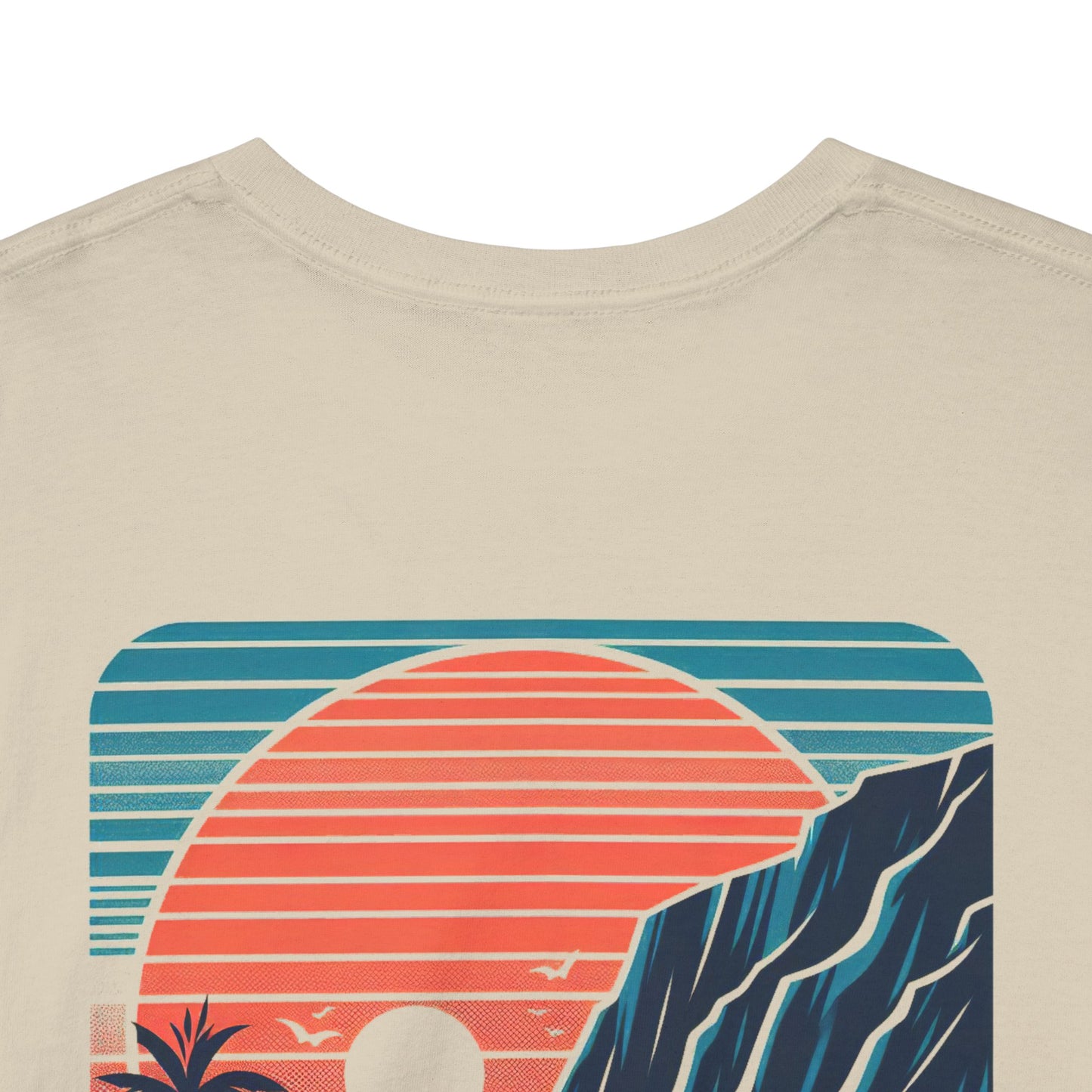 Unisex Heavy Cotton Tee - Ericeira São Sebastião Beach
