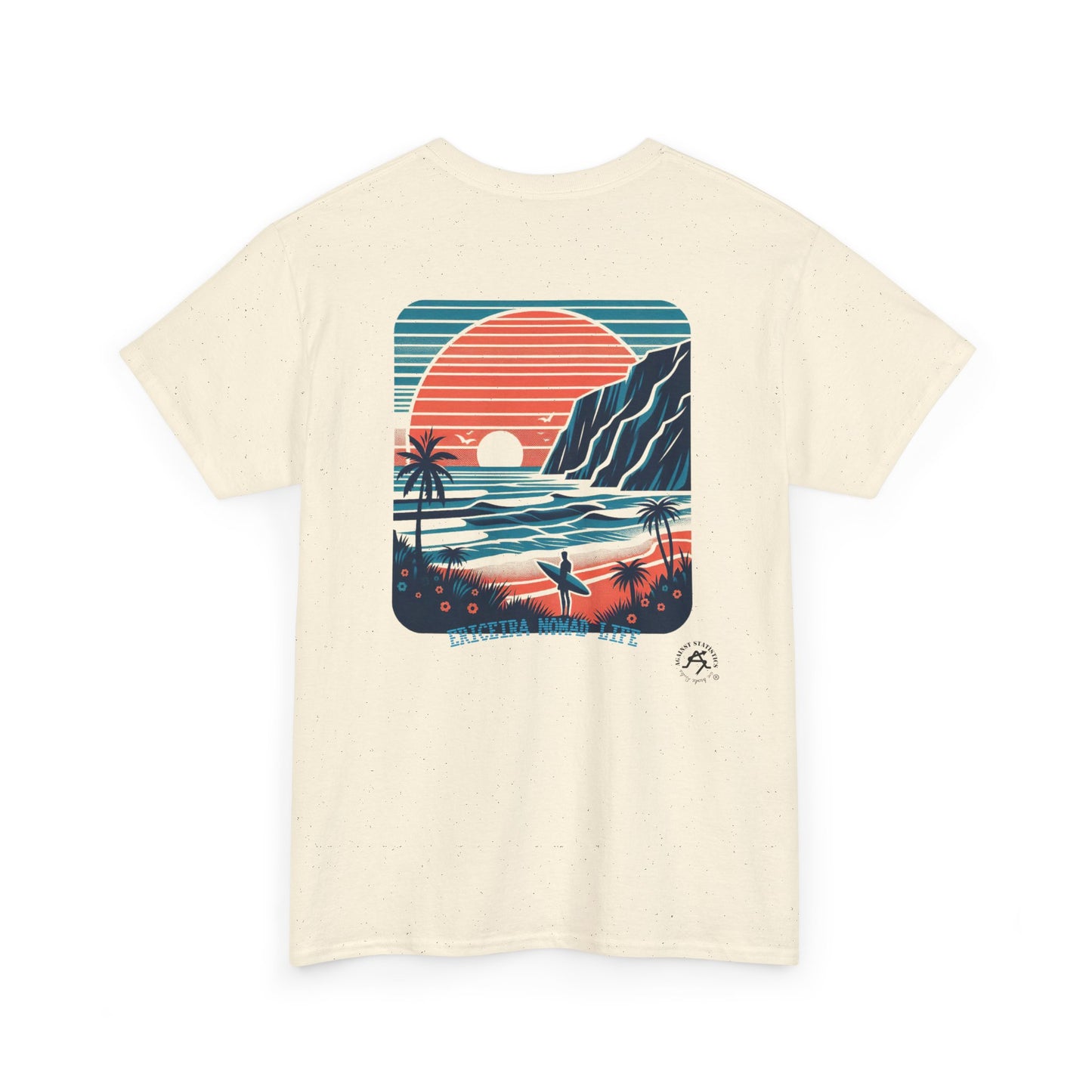 Unisex Heavy Cotton Tee - Ericeira São Sebastião Beach