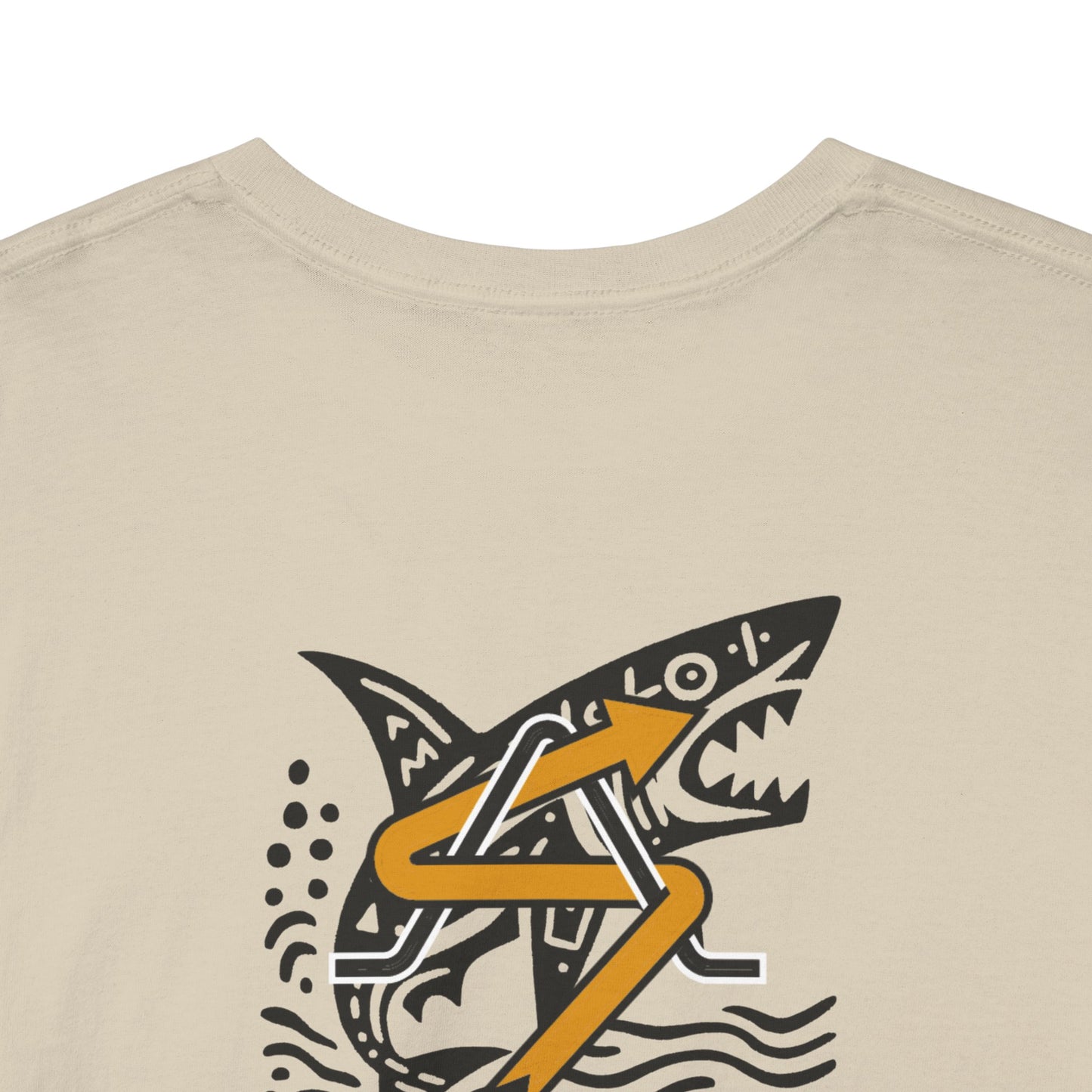 Unisex Heavy Cotton Tee - Made in Germany - Primitive Shark
