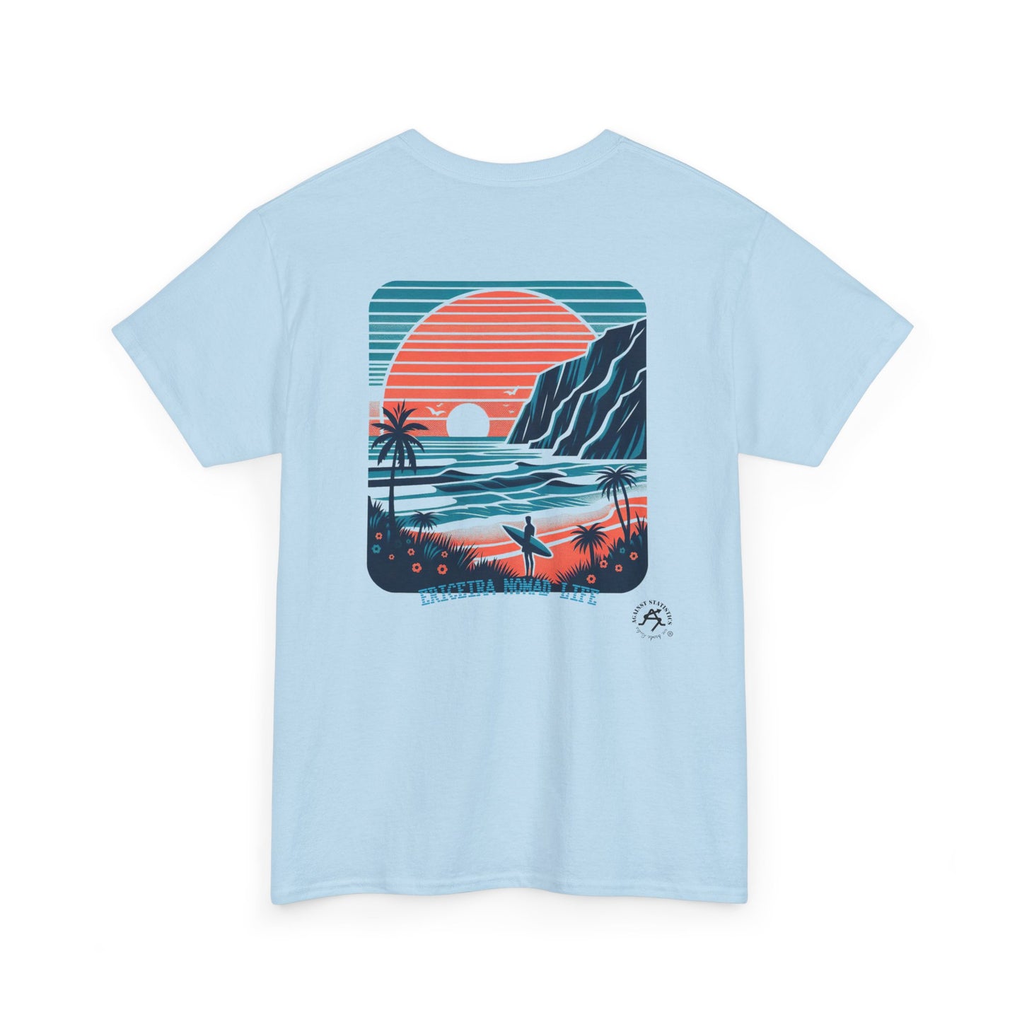 Unisex Heavy Cotton Tee - Ericeira São Sebastião Beach