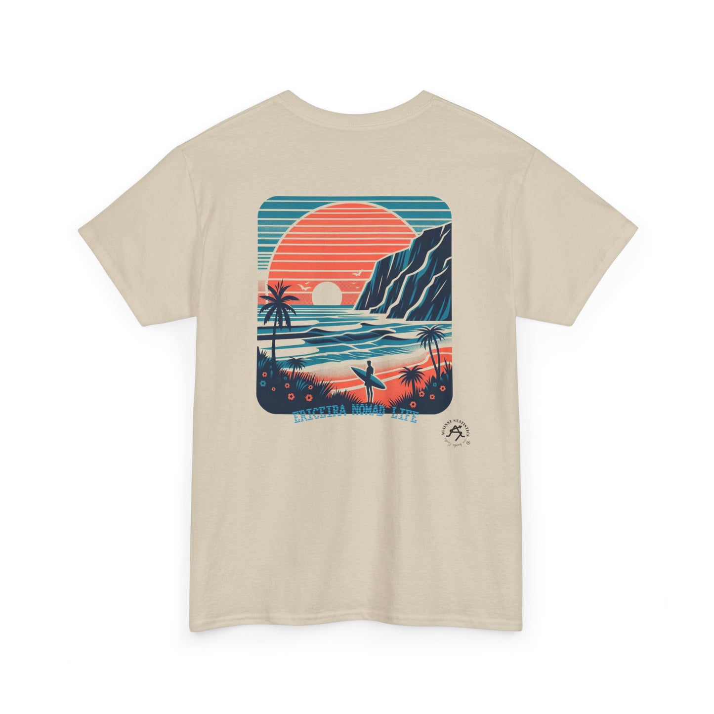 Unisex Heavy Cotton Tee - Ericeira São Sebastião Beach