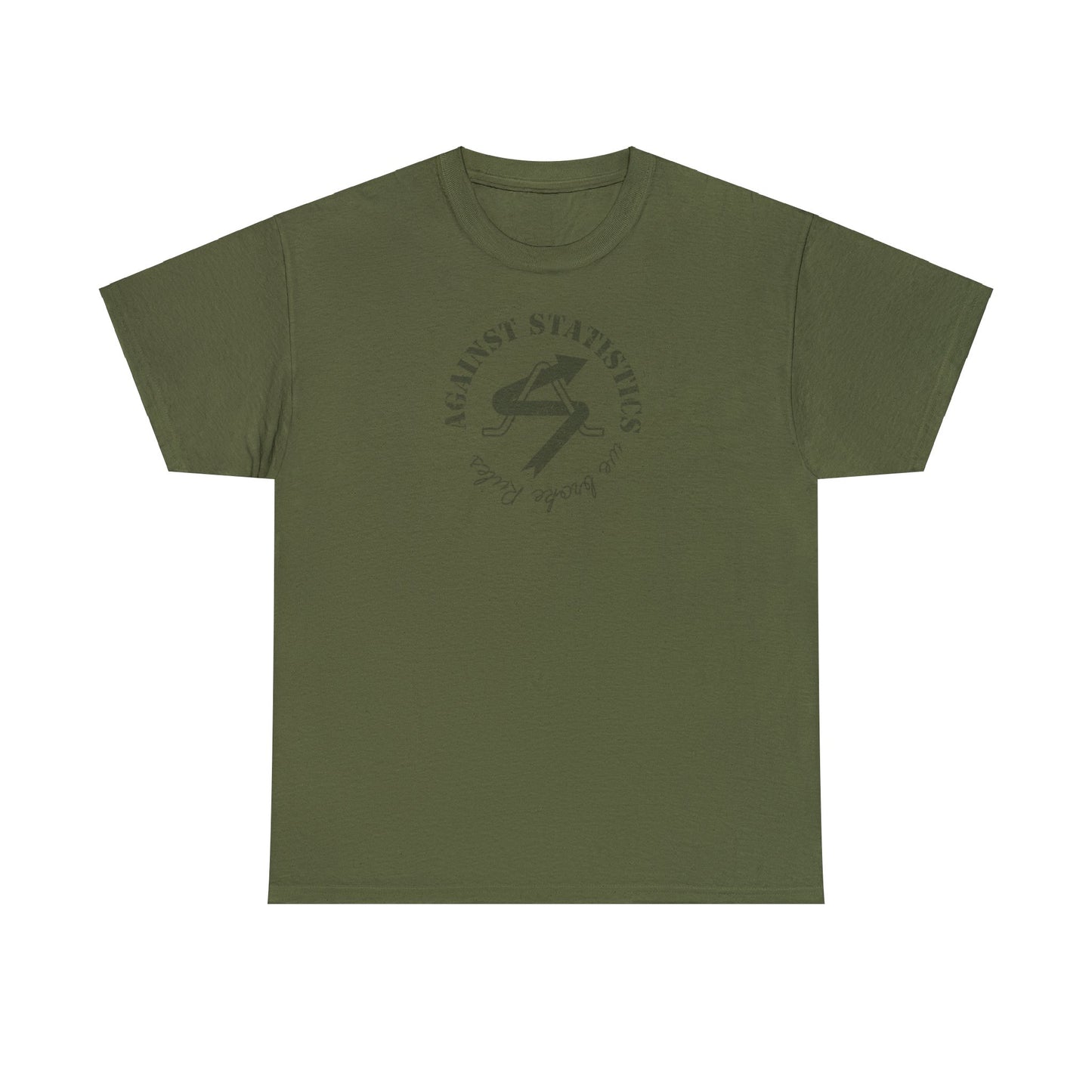 Unisex Heavy Cotton Tee - Made in Germany - Simple Color Military Green