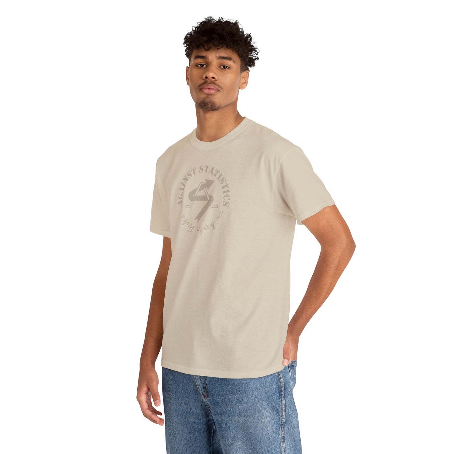 Unisex Heavy Cotton Tee - Made in Germany - Simple Color Sand