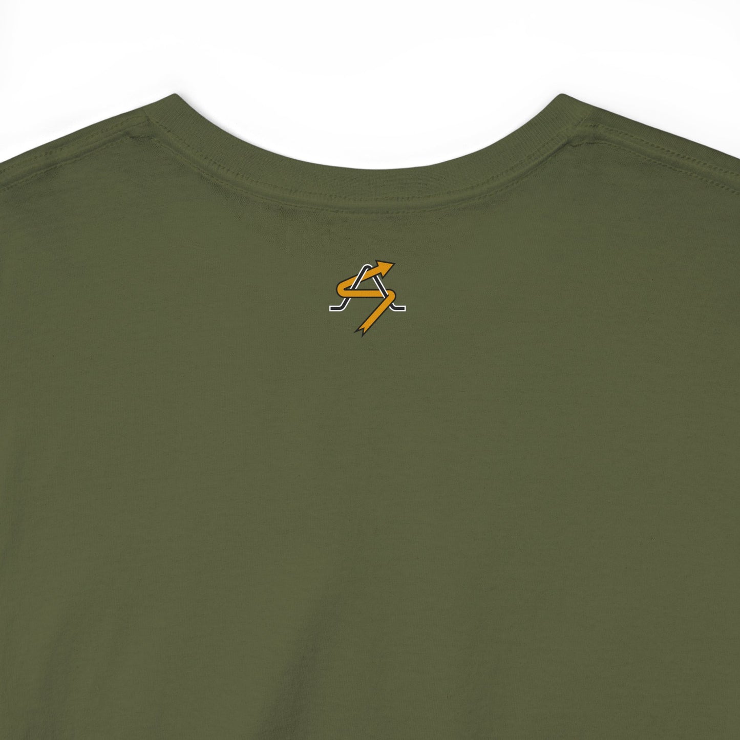 Unisex Heavy Cotton Tee - Made in Germany - Simple Color Military Green