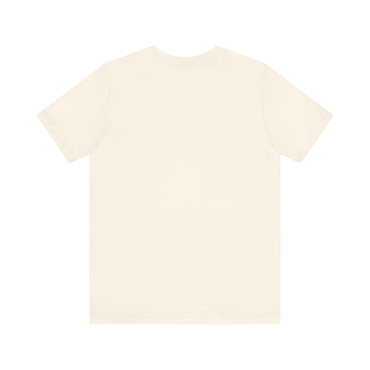 Unisex Jersey Short Sleeve Tee - Natural Against