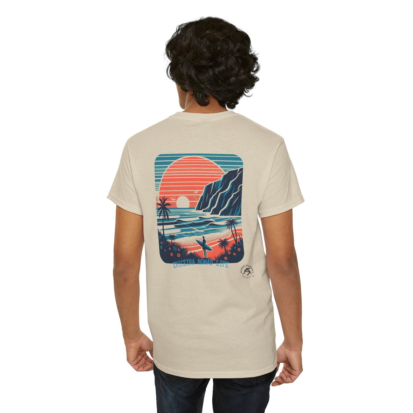 Unisex Heavy Cotton Tee - Ericeira São Sebastião Beach