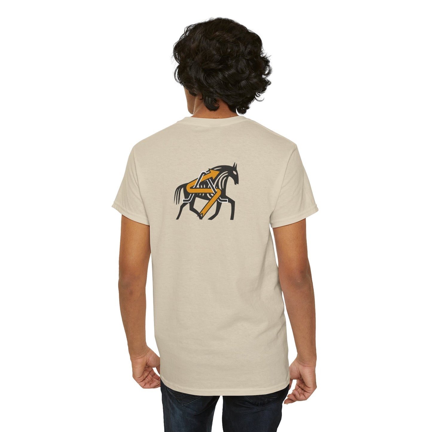 Unisex Heavy Cotton Tee - Made in Germany - Primitive Horse