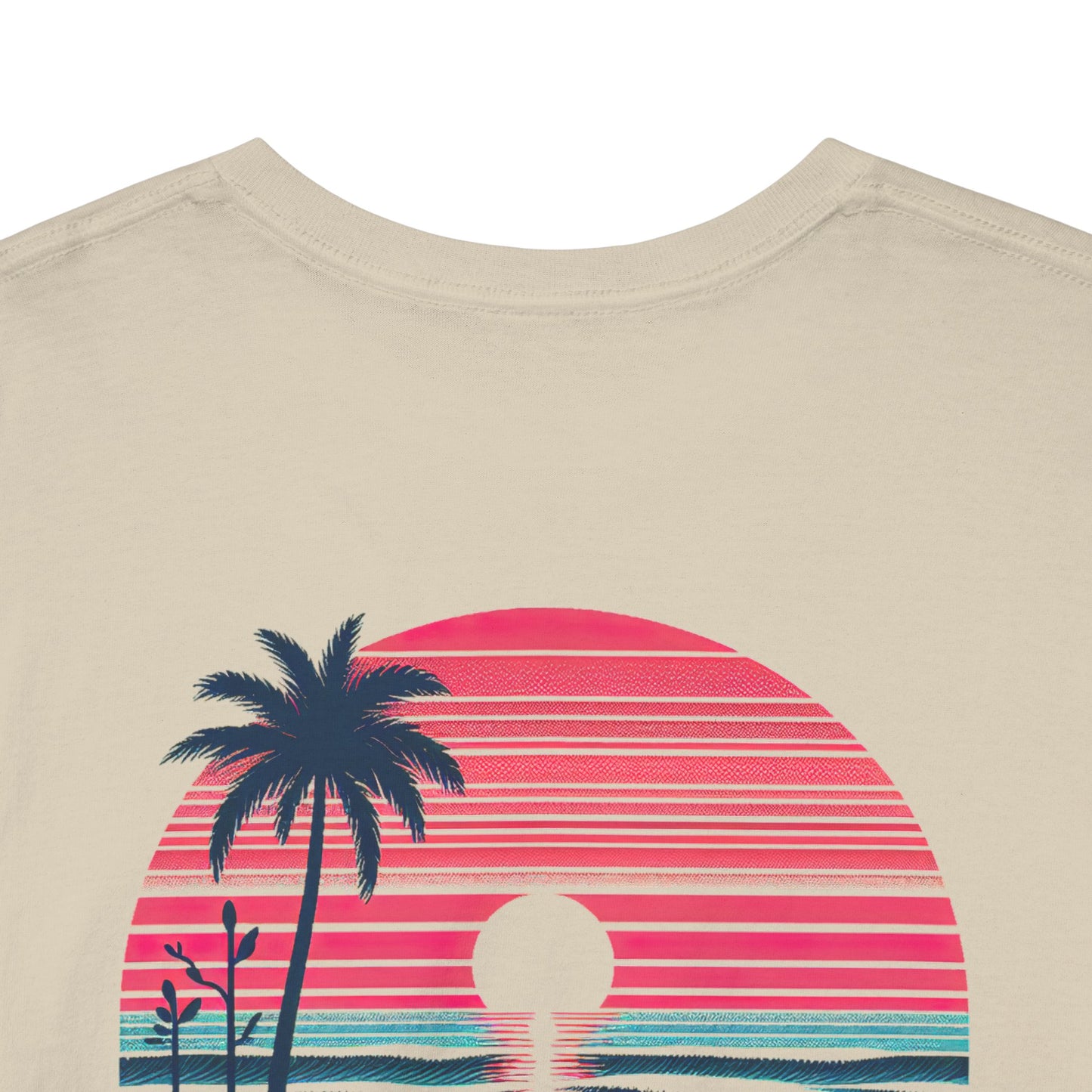 Unisex Heavy Cotton Tee - Ericeira Sun Set