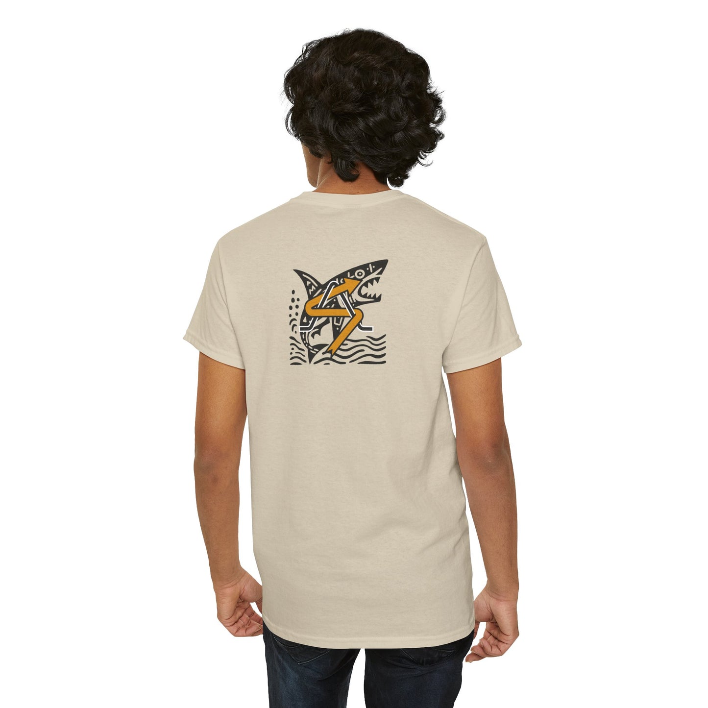 Unisex Heavy Cotton Tee - Made in Germany - Primitive Shark