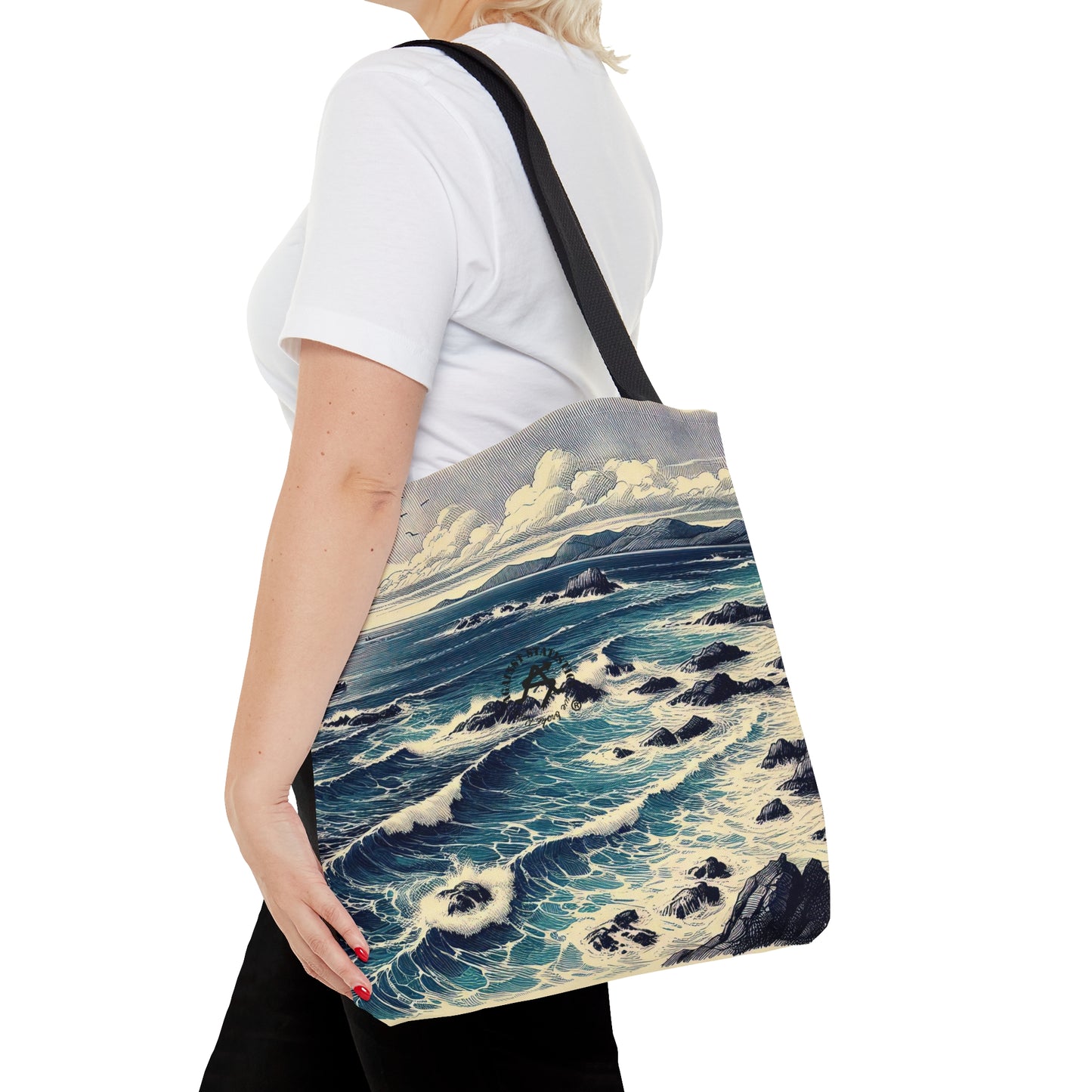 Tote Bag Beach Blue