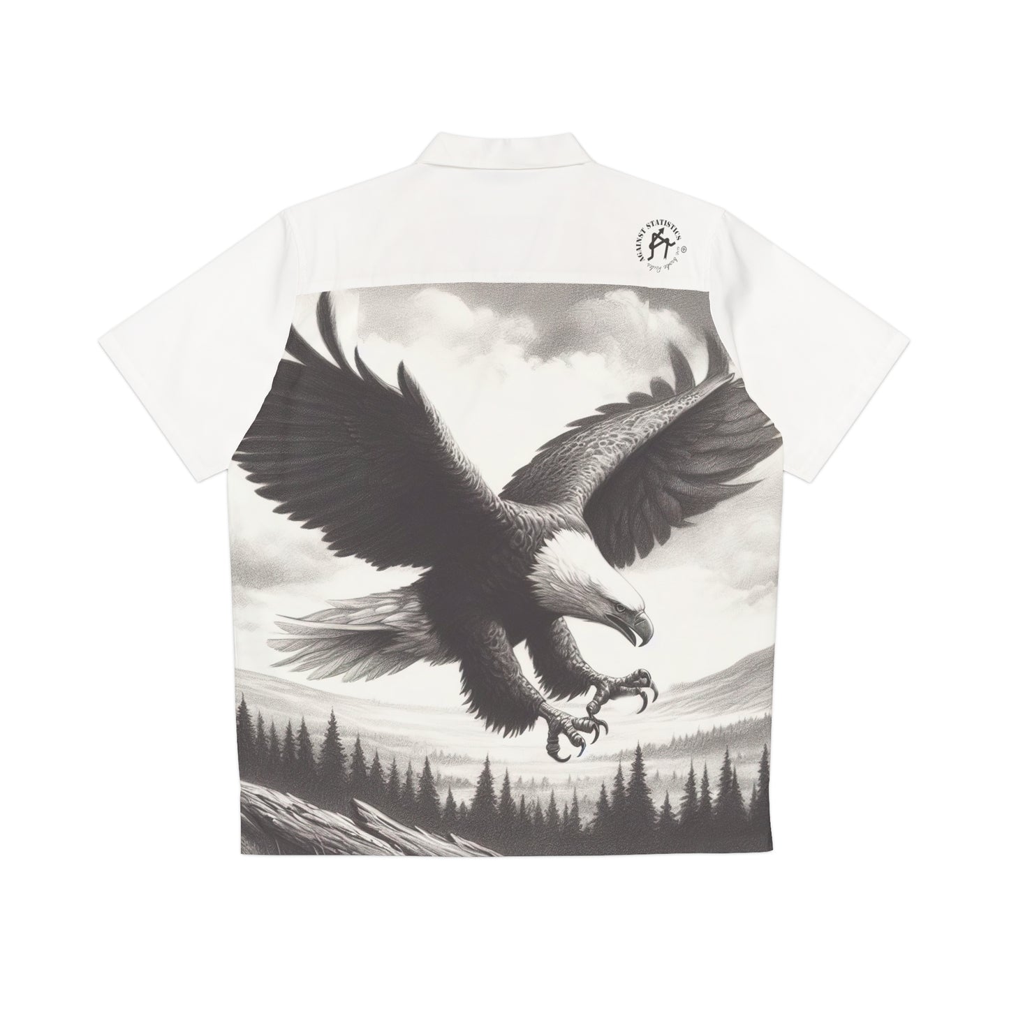 Men's Hawaiian Shirt Nature Power Eagle