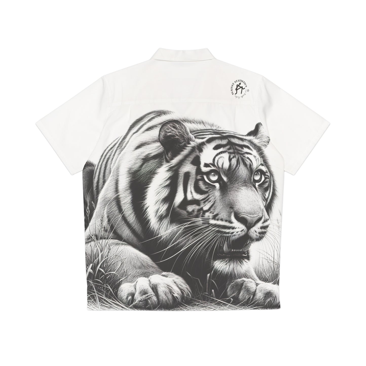 Men's Hawaiian Shirt Nature Power Tiger