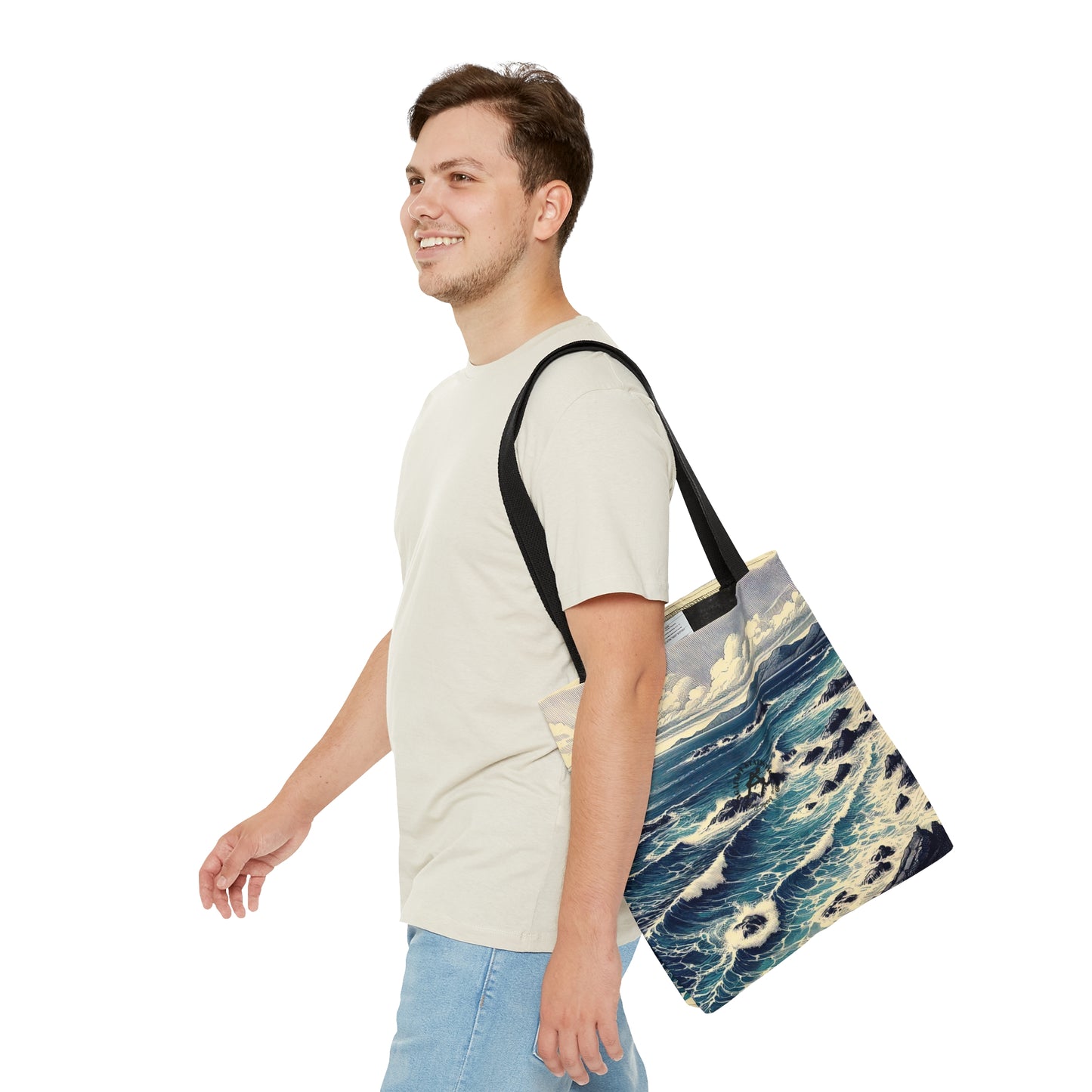 Tote Bag Beach Blue