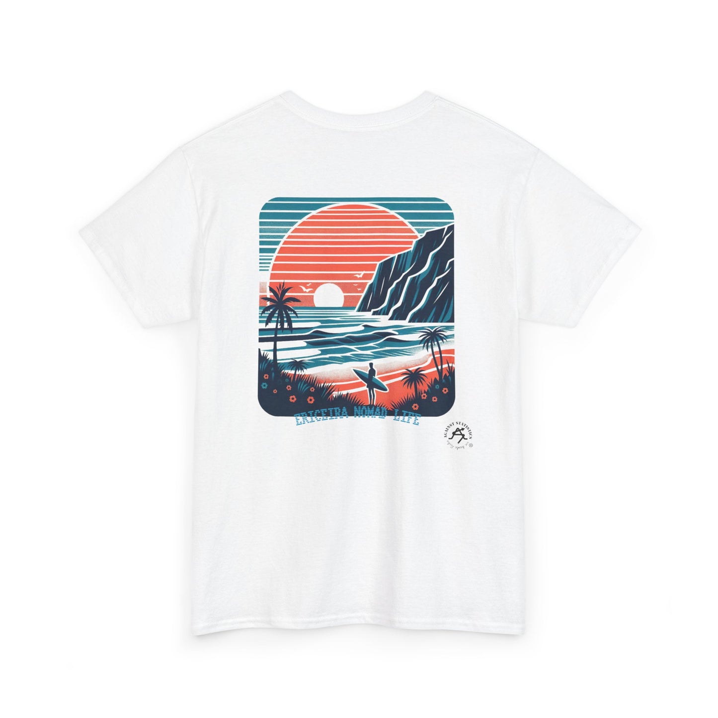 Unisex Heavy Cotton Tee - Ericeira São Sebastião Beach