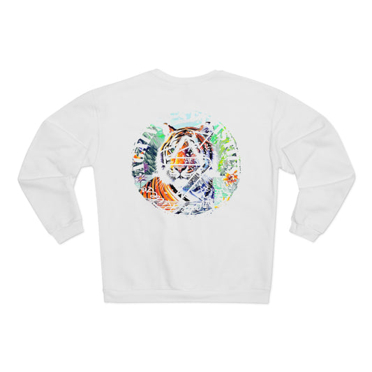 Unisex Crew Neck Sweatshirt - Tiger