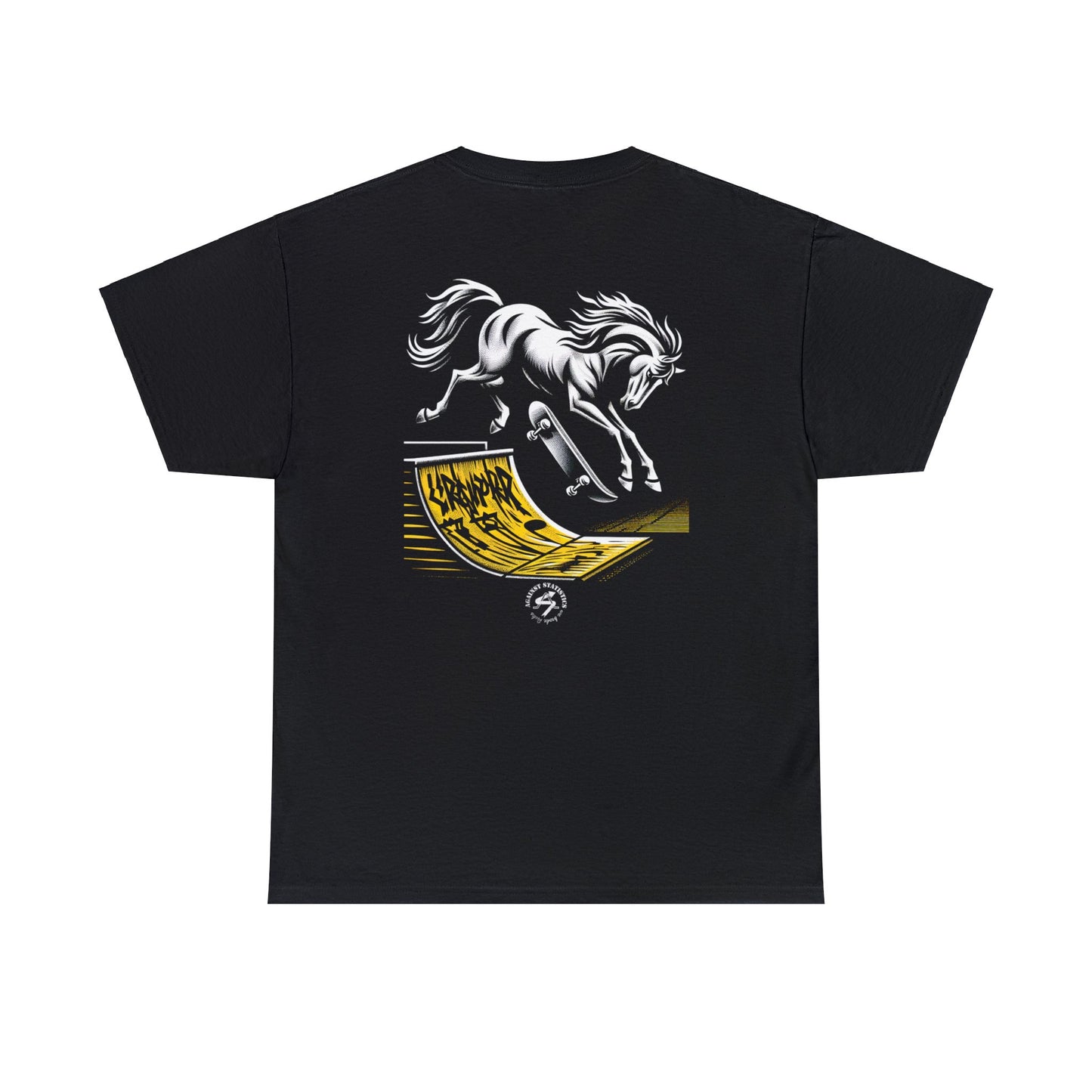 Unisex Heavy Cotton Tee - Made in Germany - Skate Park Horse