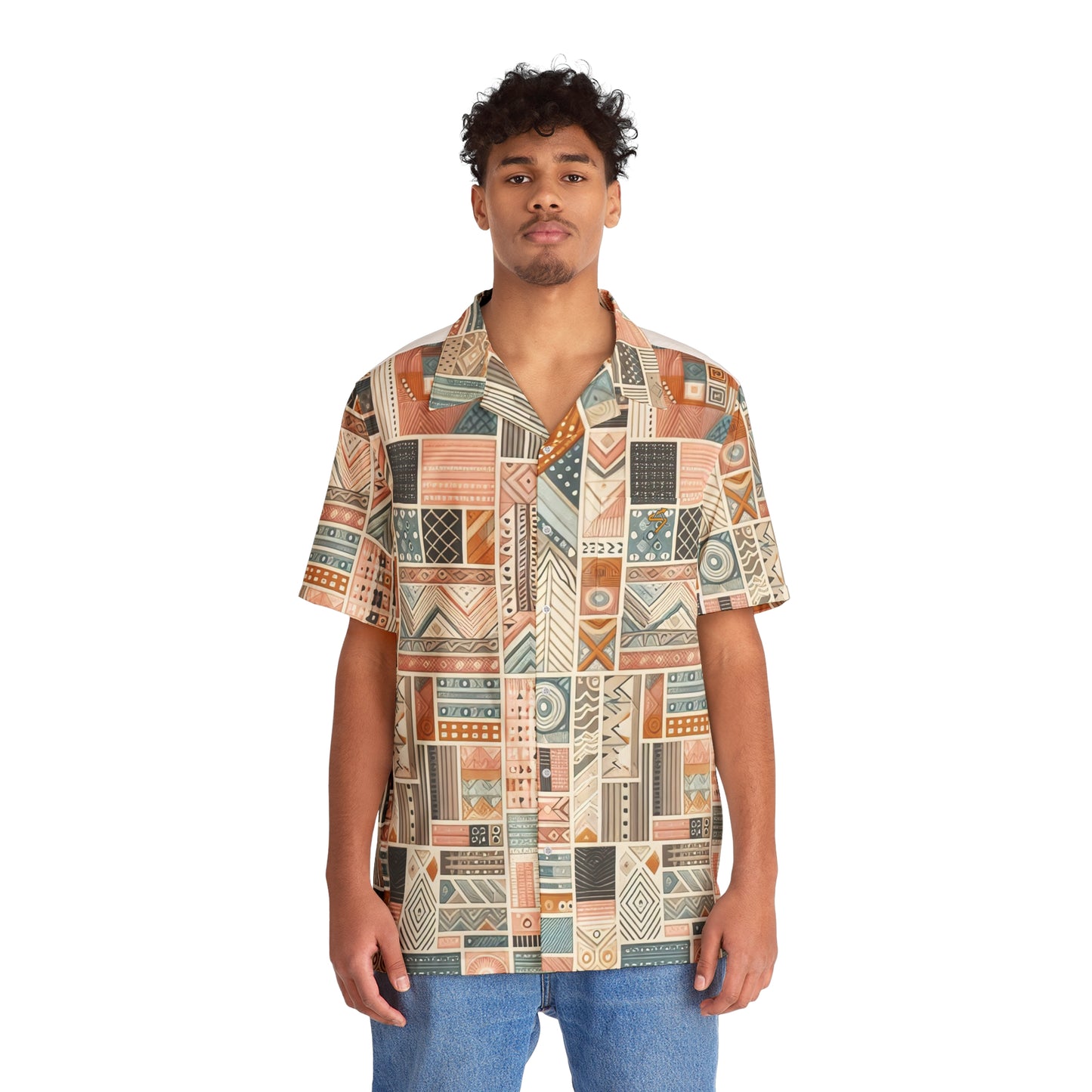 Men's Hawaiian Shirt Ethinic Series