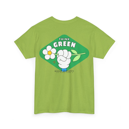 Unisex Heavy Cotton Tee - Think Green