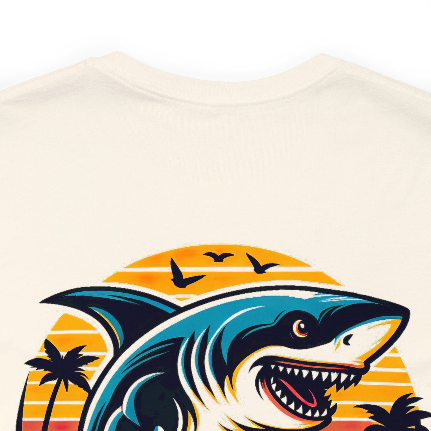 Unisex Jersey Short Sleeve Tee - 80's Shark