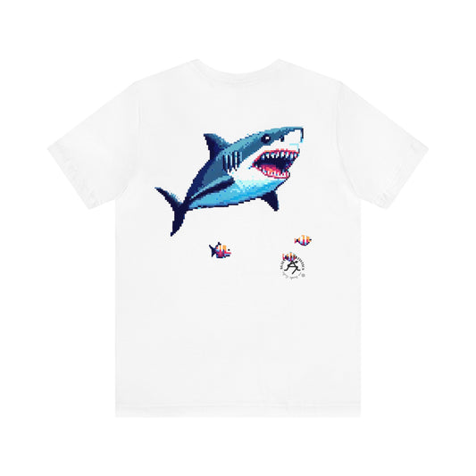 Unisex Jersey Short Sleeve Tee - Play the Game Shark