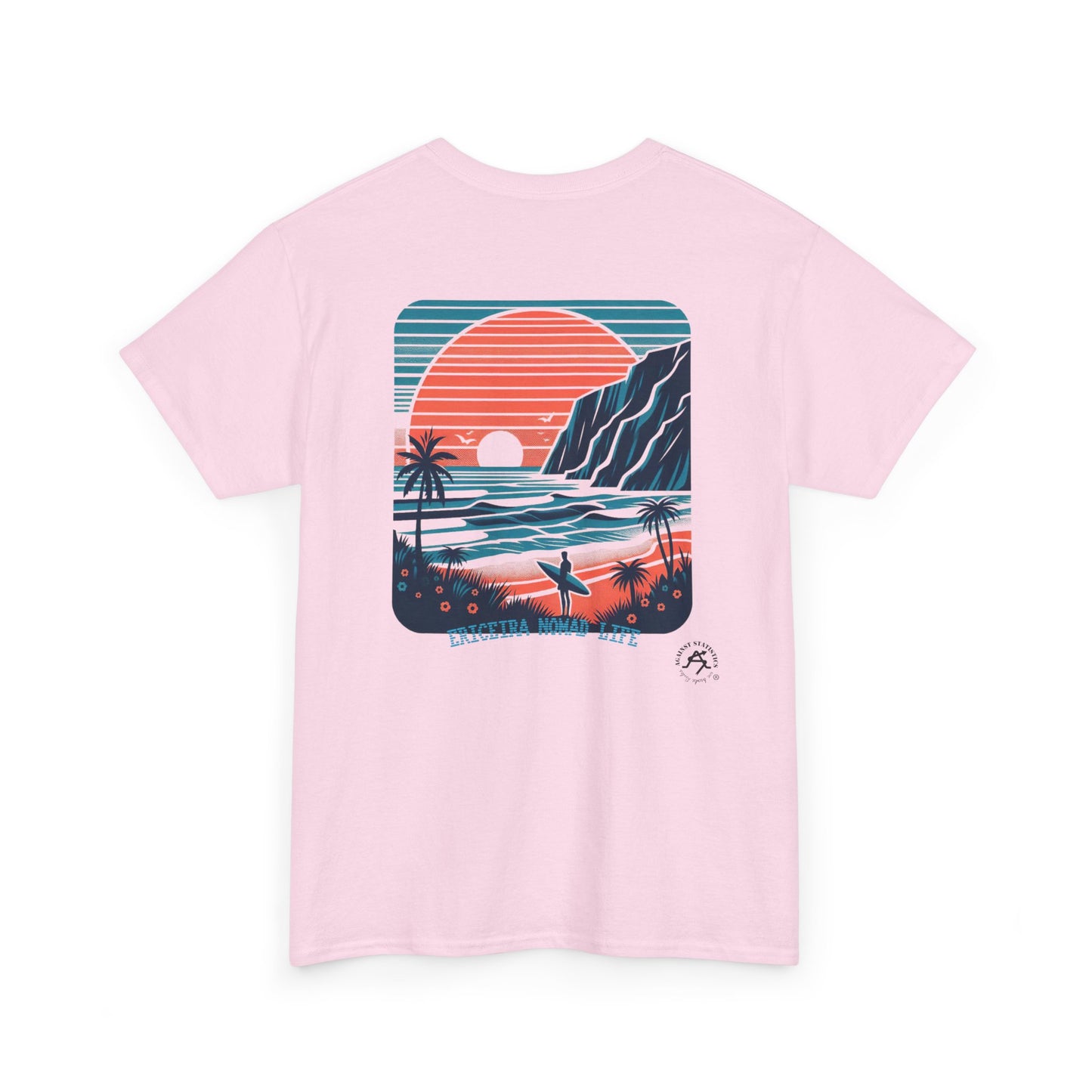 Unisex Heavy Cotton Tee - Ericeira São Sebastião Beach