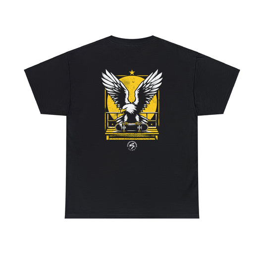 Unisex Heavy Cotton Tee - Made in Germany - Skate Park Eagle