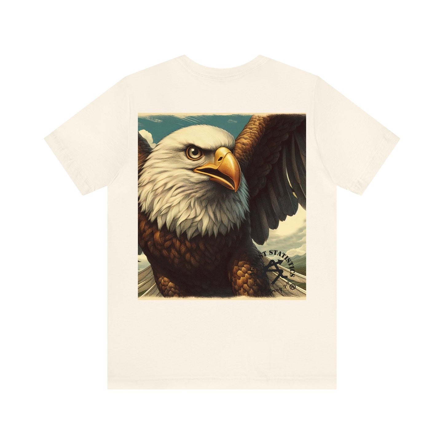 Unisex Jersey Short Sleeve Tee - Totaly Vintage Eagle